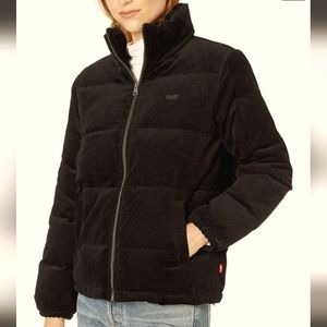 Levi's Women's Zoe Corduroy Puffer Jacket -size M